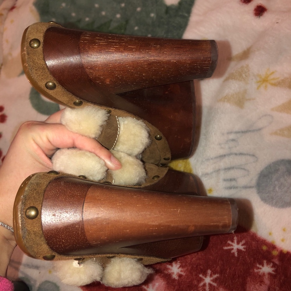 Lauren ralph lauren lrl fur lined clogs - Picture 4 of 8